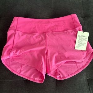 Lululemon, Speed Up Mid-Rise Lined Short 4" , size 6 , New